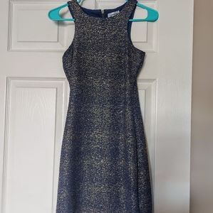 Speechless size 3, Navy & Gold, Speckled Sleeveless Special Occasion Dress